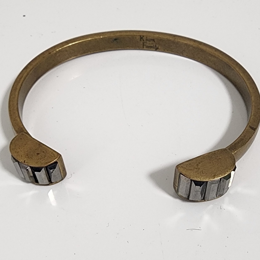 Lia Sophia KIAM PILLAR BRACELET - ANTIQUE GUN METAL CUFF